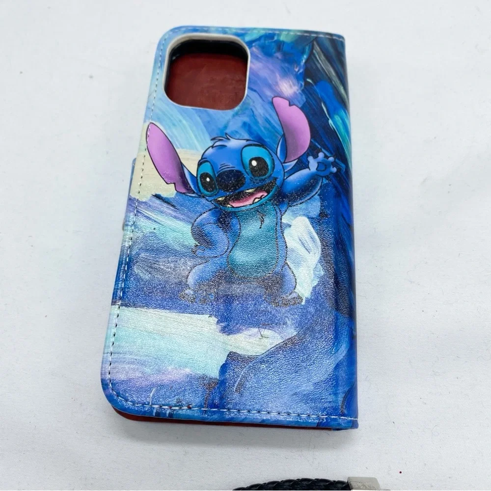 Disney Stitch Wallet iPhone 12/12 Pro Wallet Case NEW